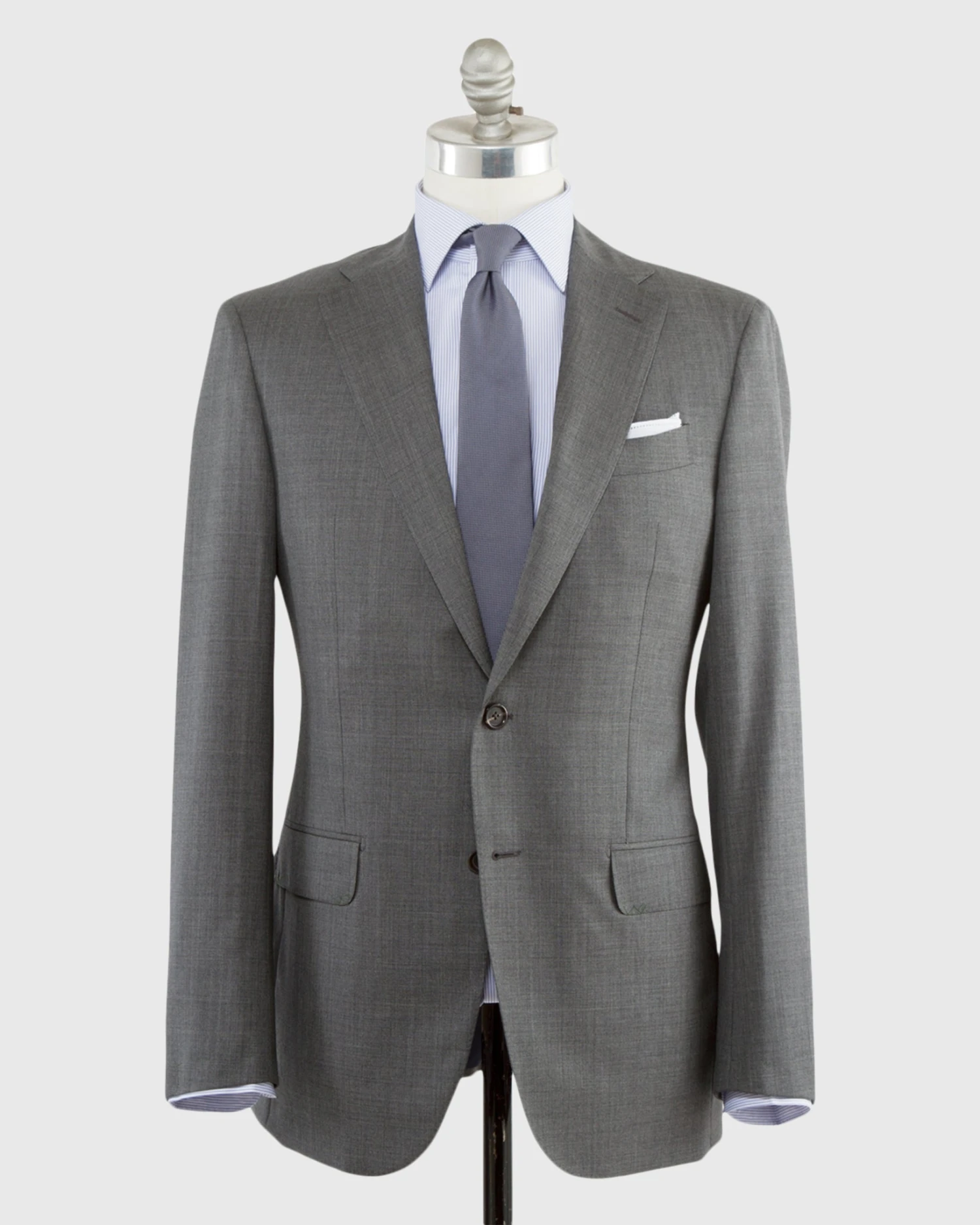 Kincaid No. 3 Suit In Oxford Grey Sharkskin