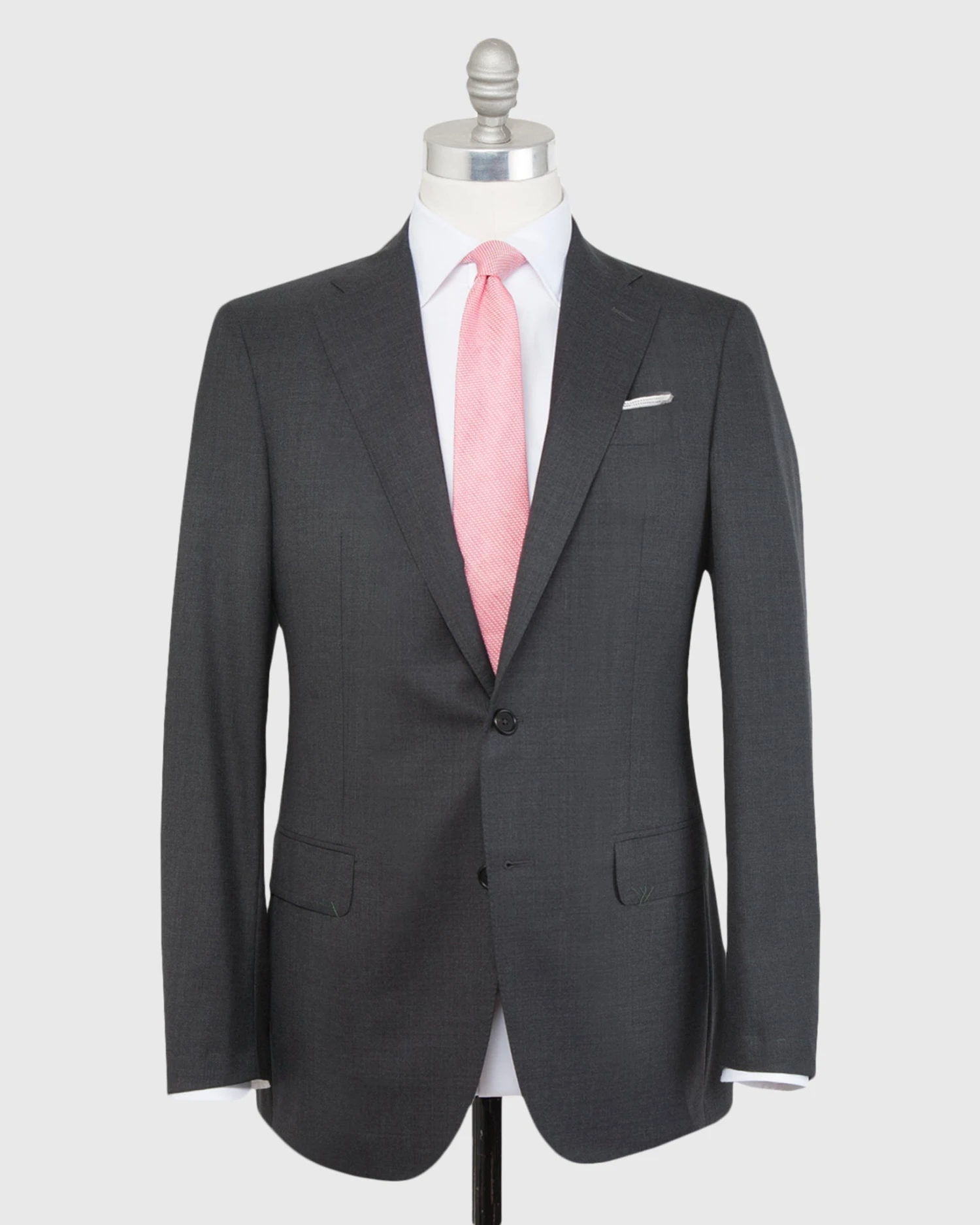 Kincaid No. 3 Suit In Charcoal Grey Sharkskin