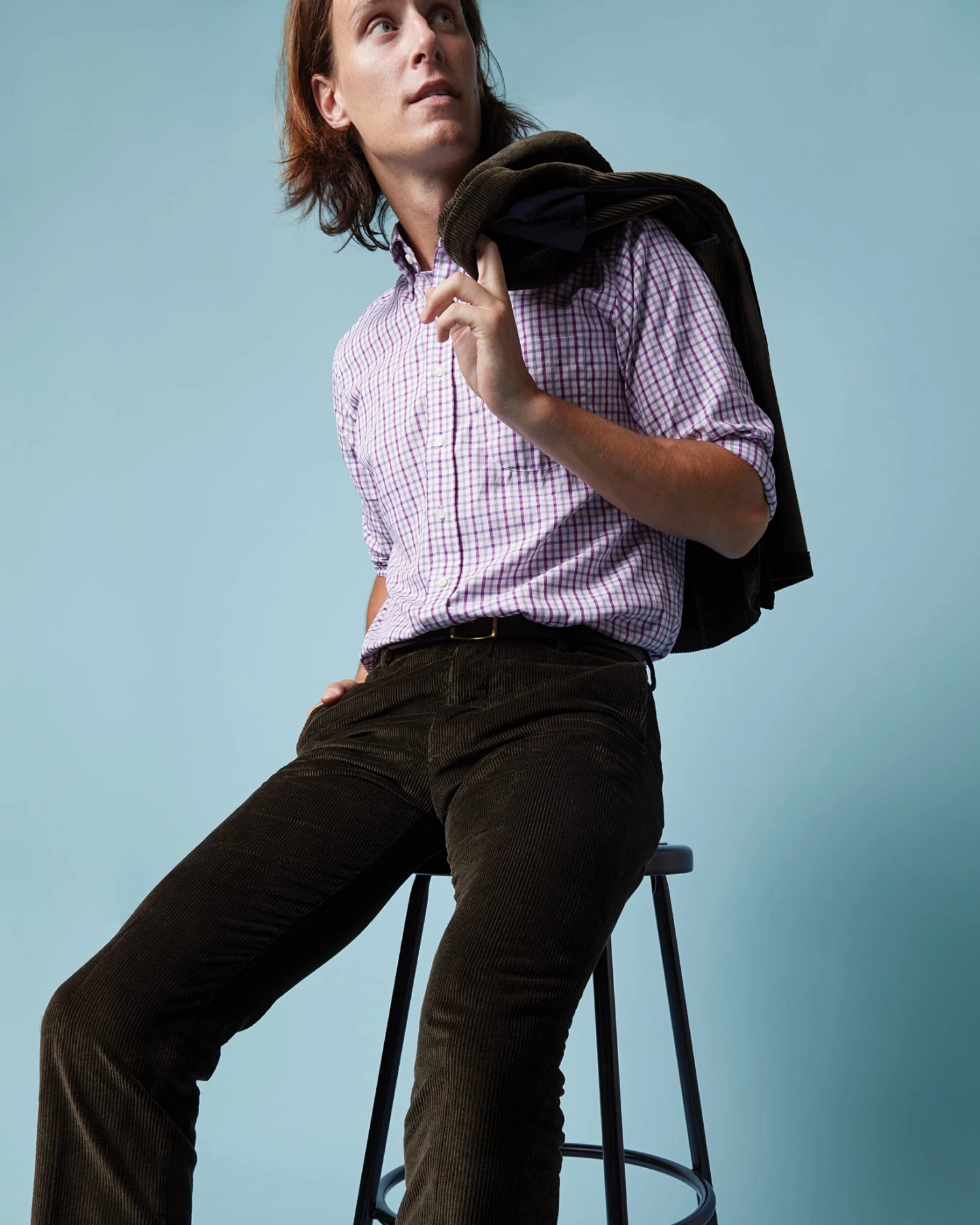 Field Pant In Chocolate Corduroy - Image 5