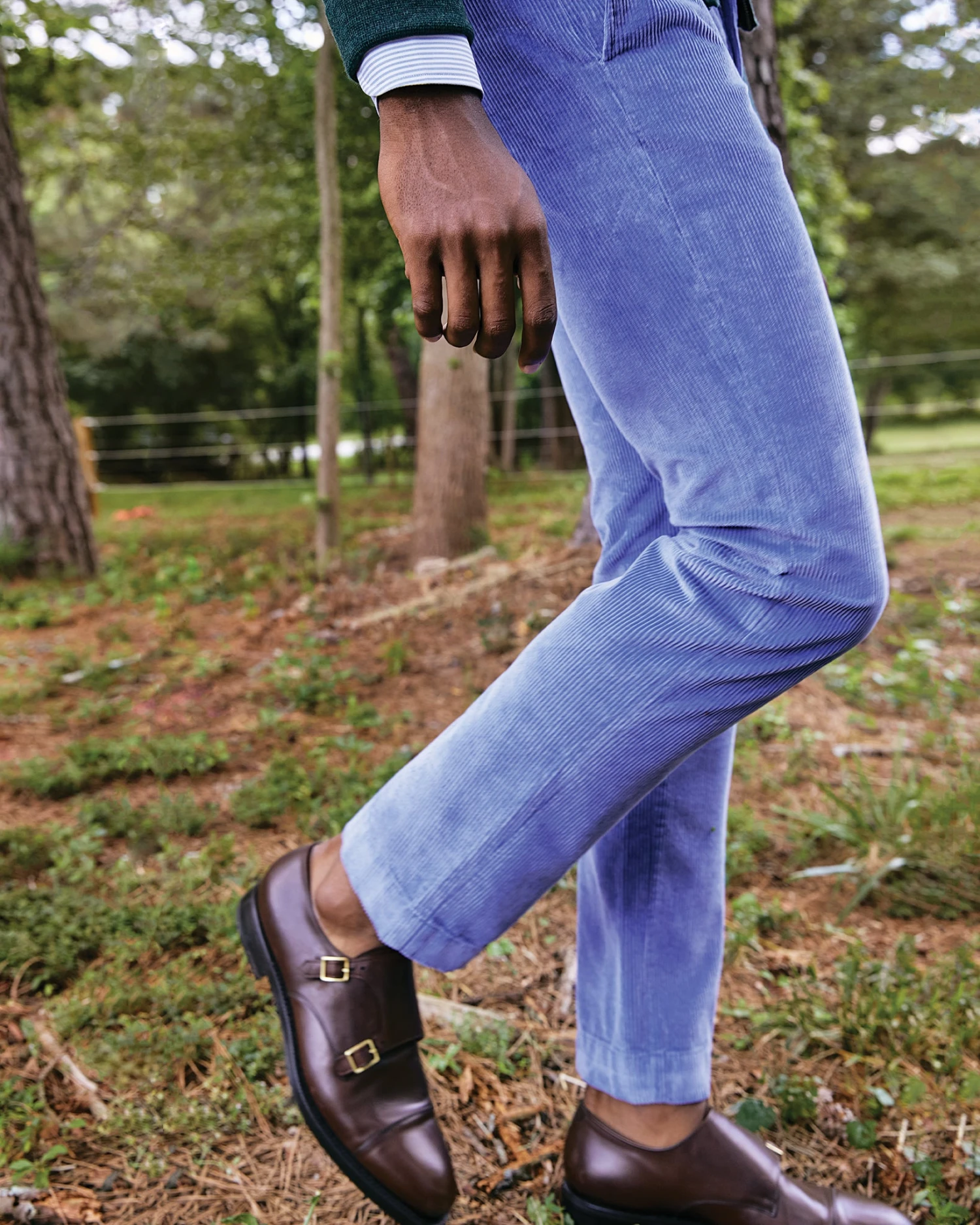 Field Pant In Lavender Corduroy - Image 3