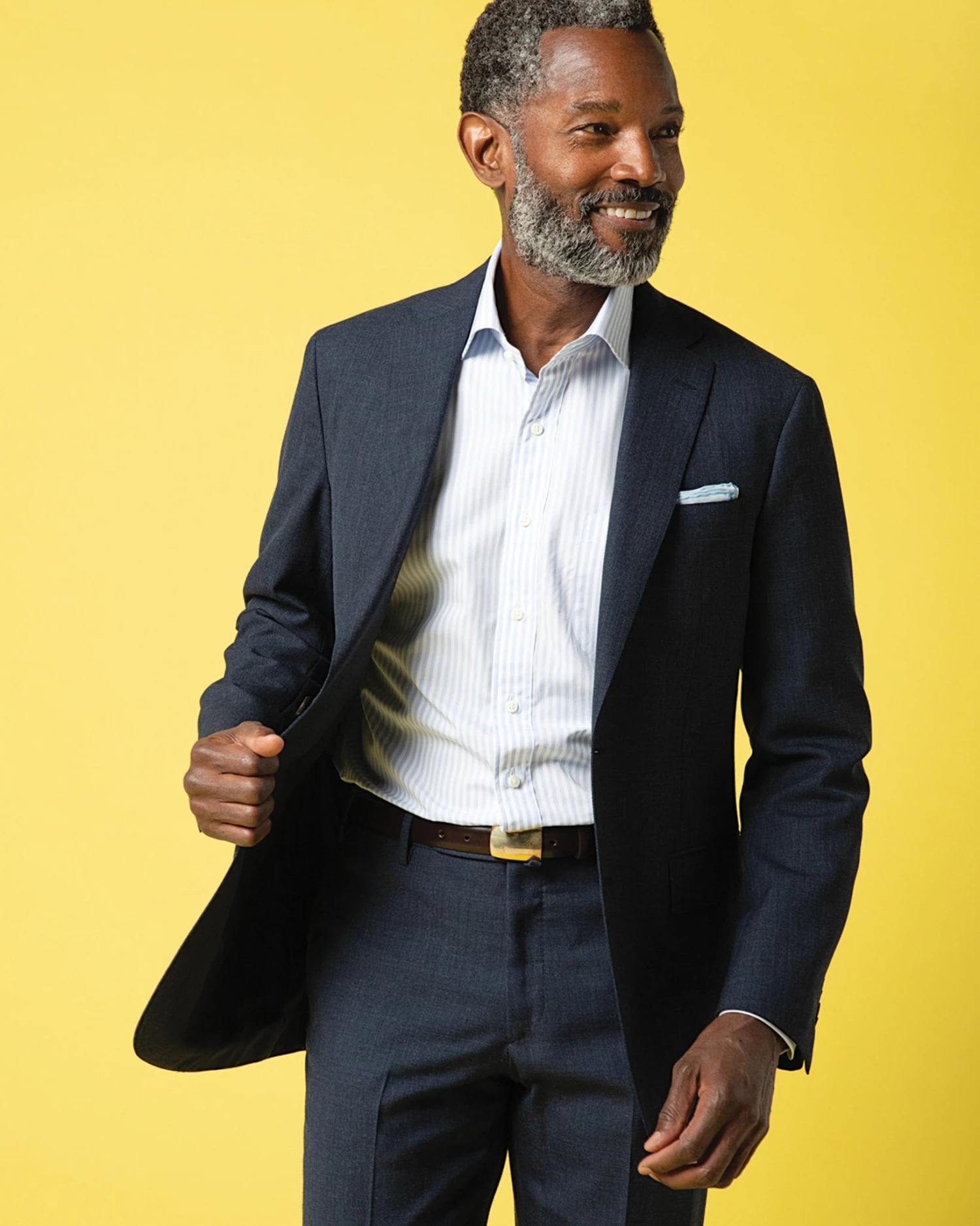 Kincaid No. 3 Suit In Air Force Blue High-Twist - Image 4