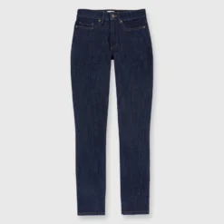 Straight Leg 5-Pocket Jean In Indigo Stretch Denim