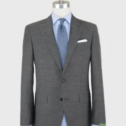 Kincaid No. 3 Suit In Mid-Grey High-Twist