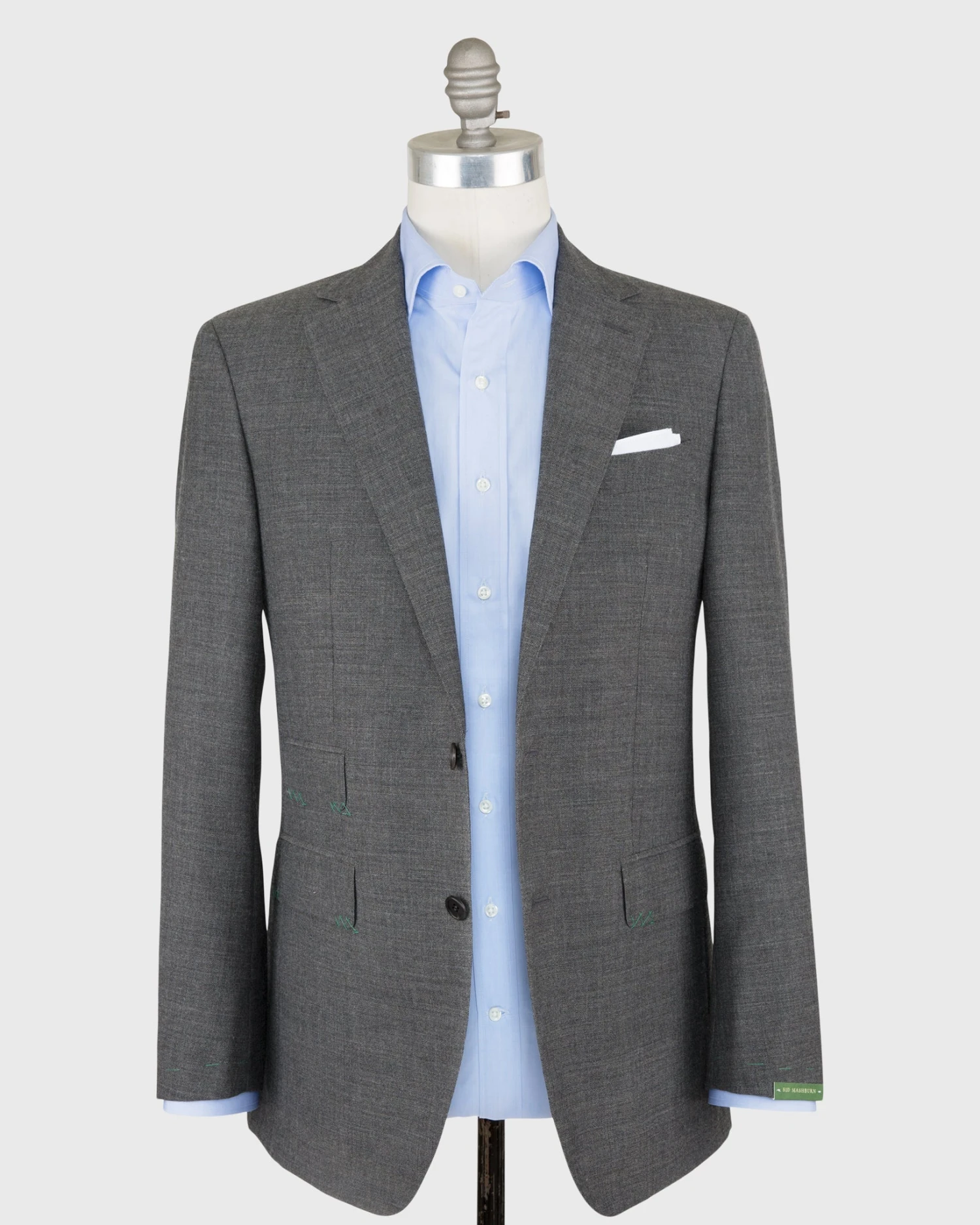 Kincaid No. 3 Suit In Mid-Grey High-Twist - Image 3