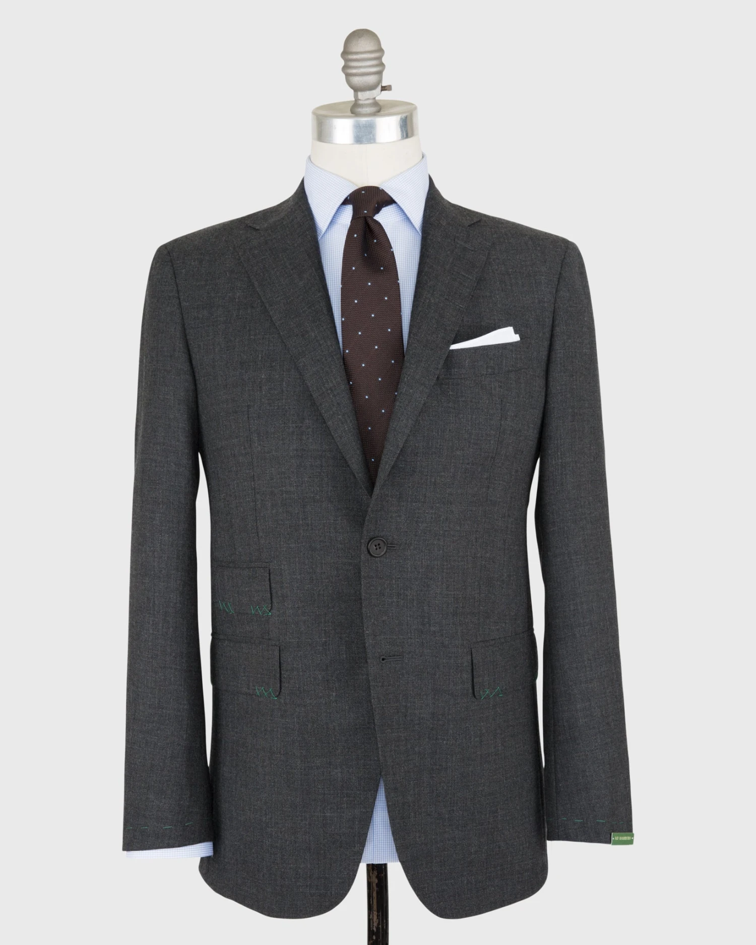Kincaid No. 3 Suit In Charcoal High-Twist