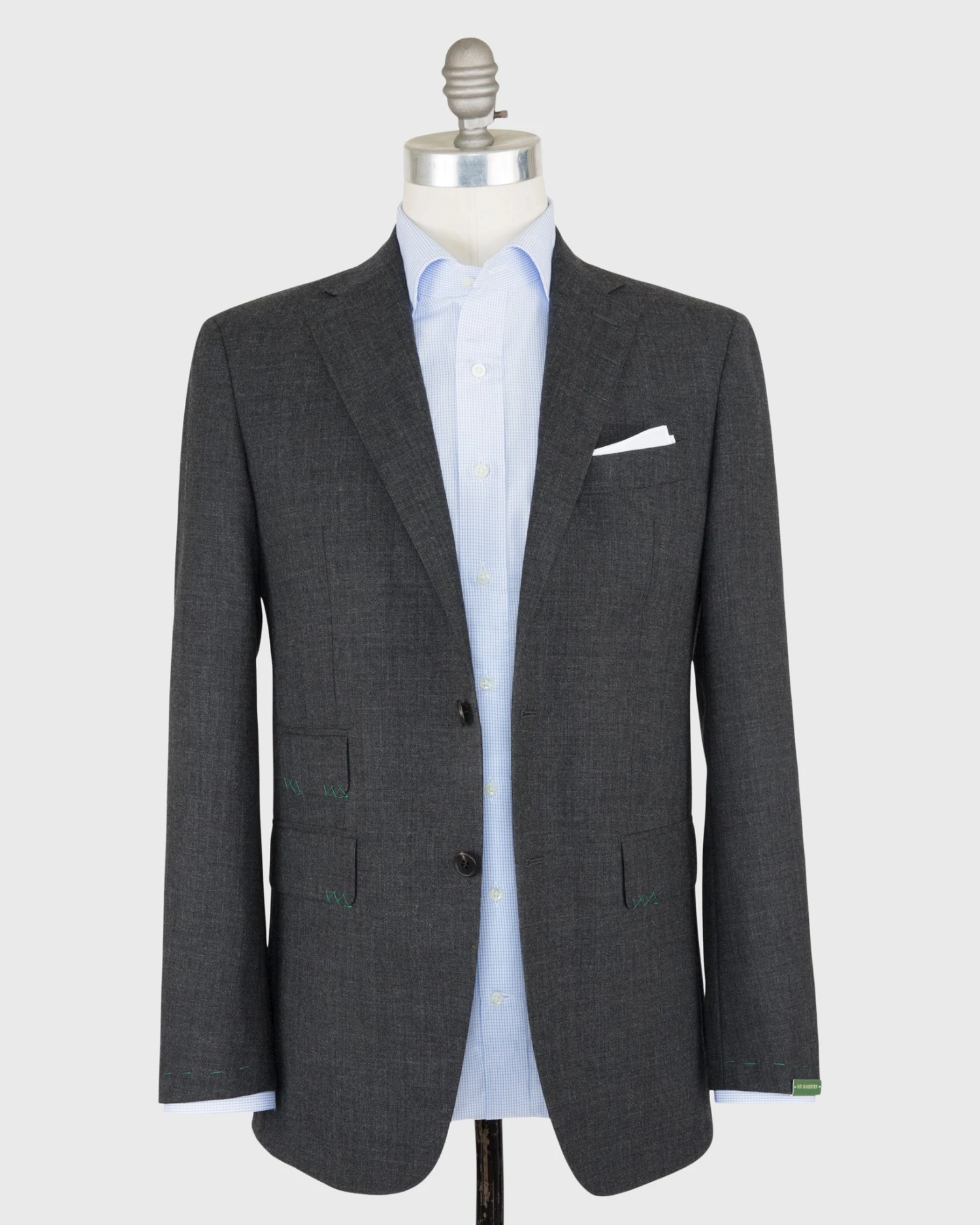 Kincaid No. 3 Suit In Charcoal High-Twist - Image 2