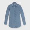Boyfriend Shirt In Indigo Cotolino Chambray