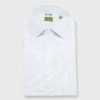 Slim-Fit Spread Collar Dress Shirt In Sky Pencil Stripe Poplin