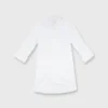 Designer Tunic In White Roxford