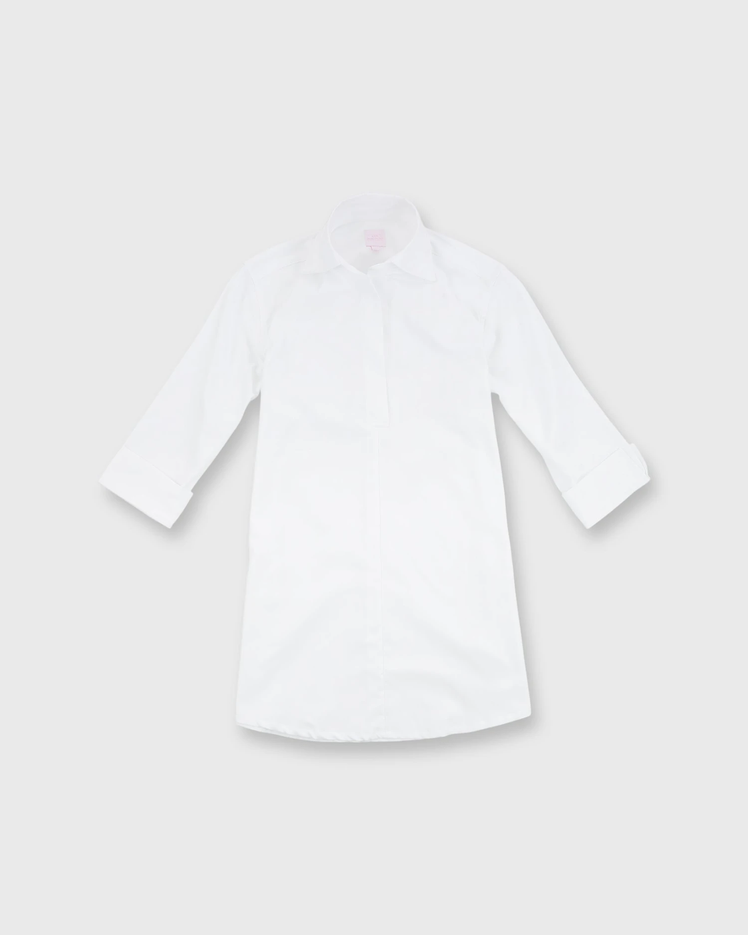 Designer Tunic In White Roxford