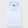 Spread Collar Dress Shirt In Sky End-On-End