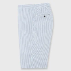 Sport Trouser In Dutch Blue/Bone Seersucker