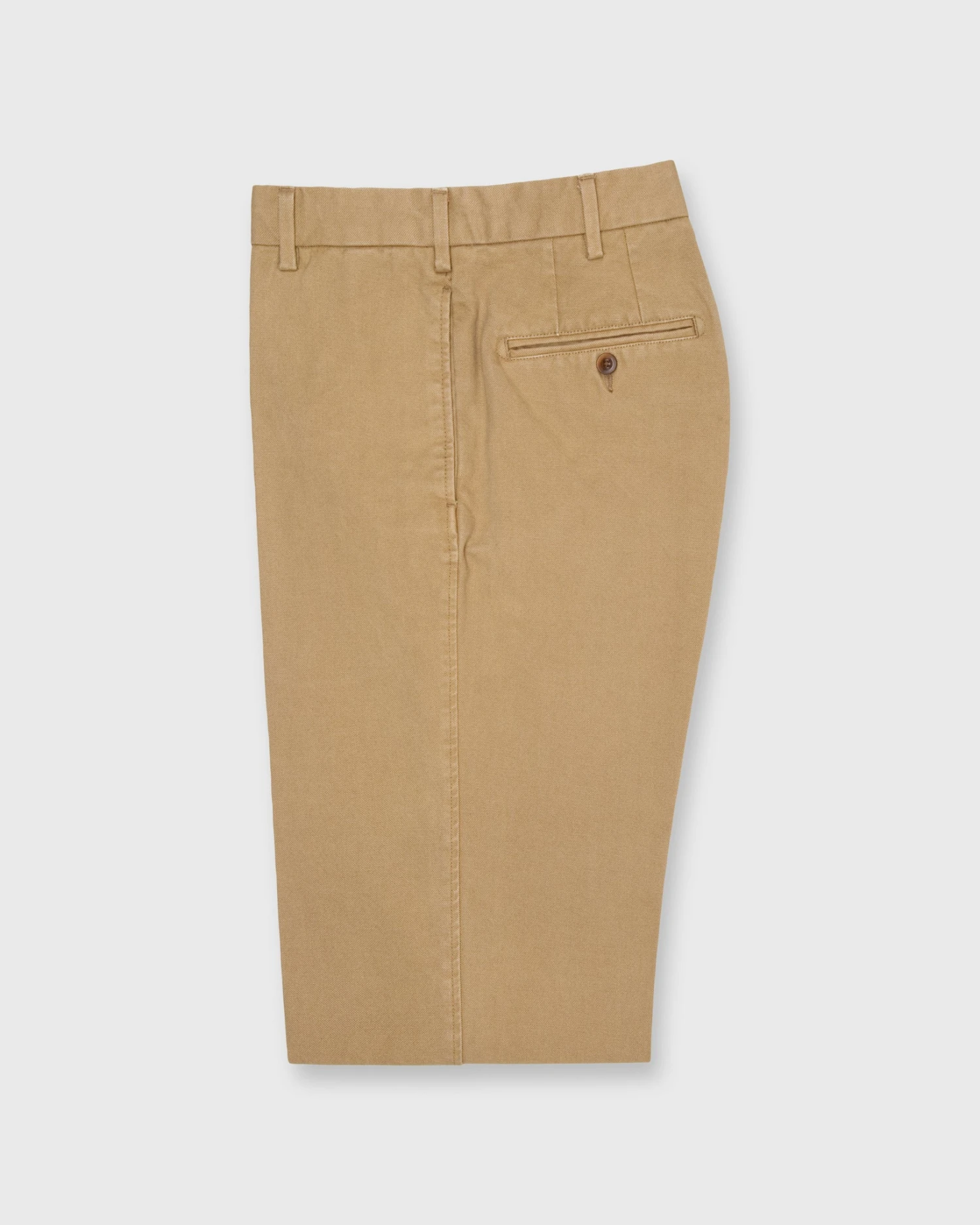 Garment-Dyed Sport Trouser In British Khaki Canvas - Image 2