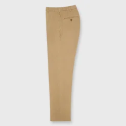 Garment-Dyed Sport Trouser In British Khaki Canvas