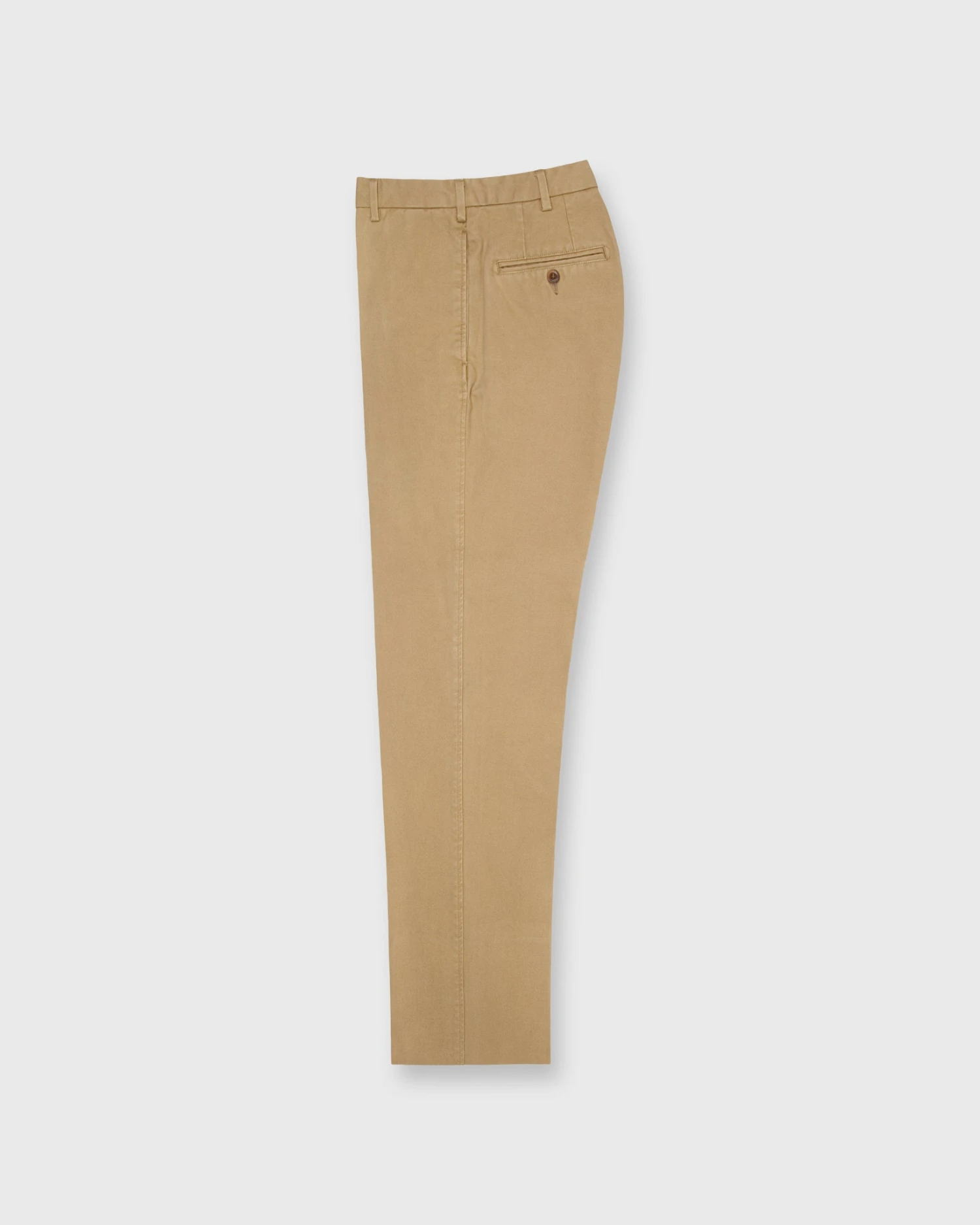Garment-Dyed Sport Trouser In British Khaki Canvas