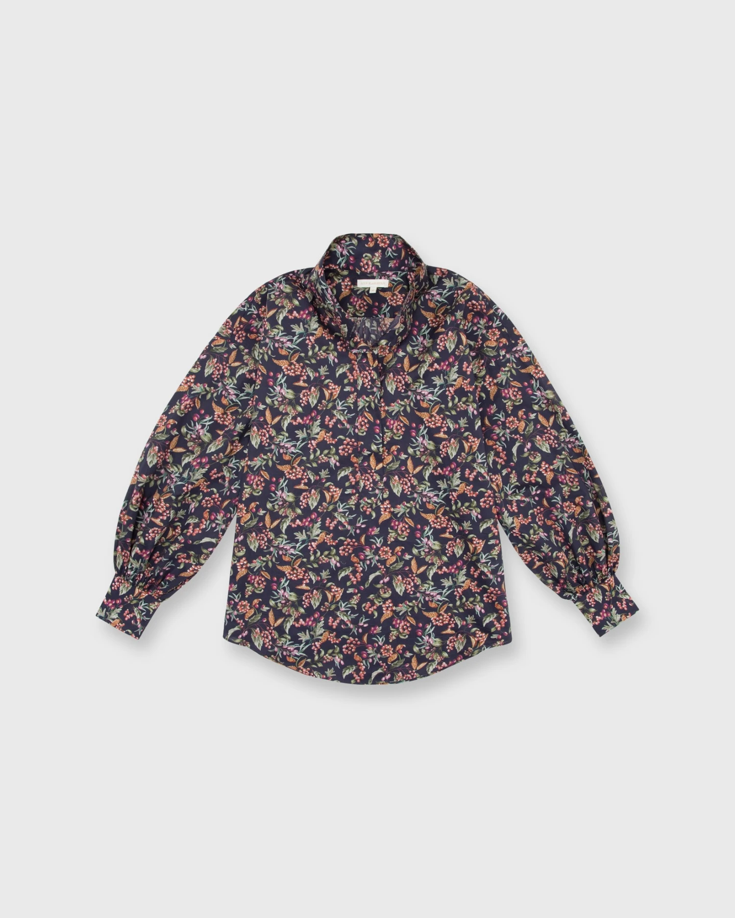 Anaya Popover Shirt In Berry Bittersweet Liberty Fabric