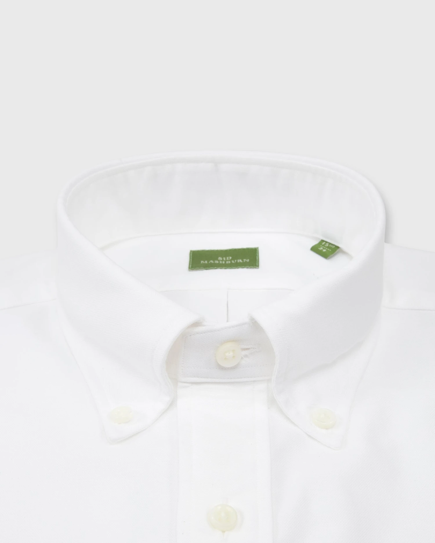 Button-Down Dress Shirt In White Oxford - Image 2