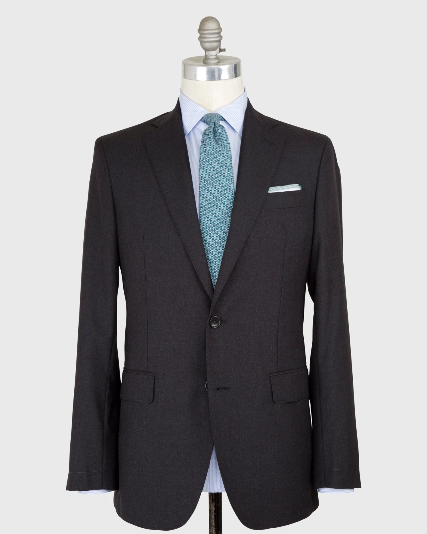 Kincaid No. 2 Suit In Charcoal Plainweave