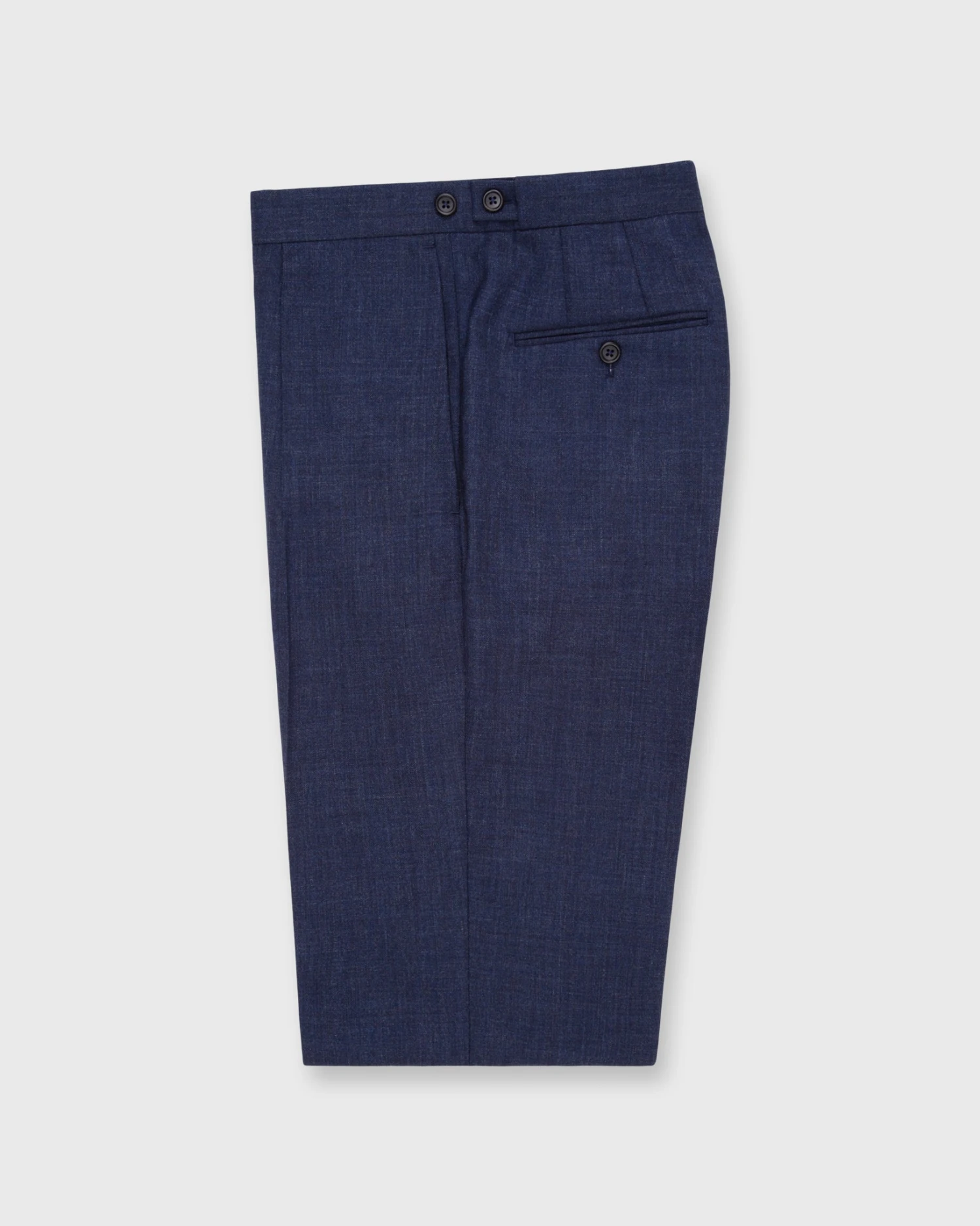 Pleated Dress Trouser In Air Force Blue High-Twist - Image 2