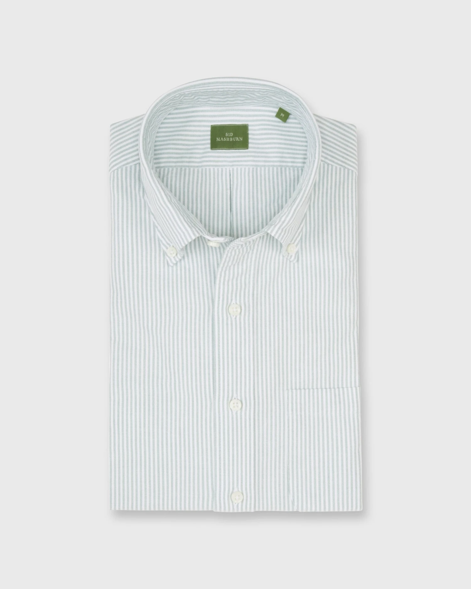Button-Down Sport Shirt In Lovat University Stripe Oxford