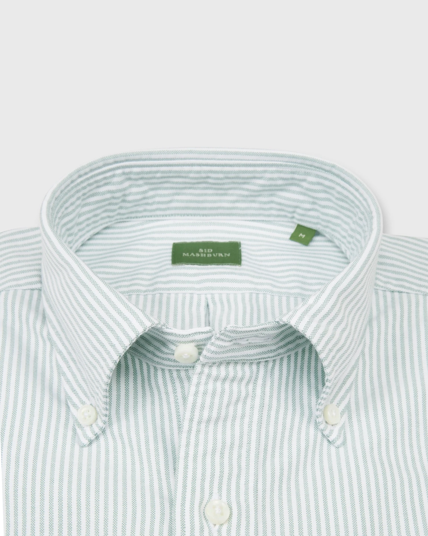 Button-Down Sport Shirt In Lovat University Stripe Oxford - Image 2