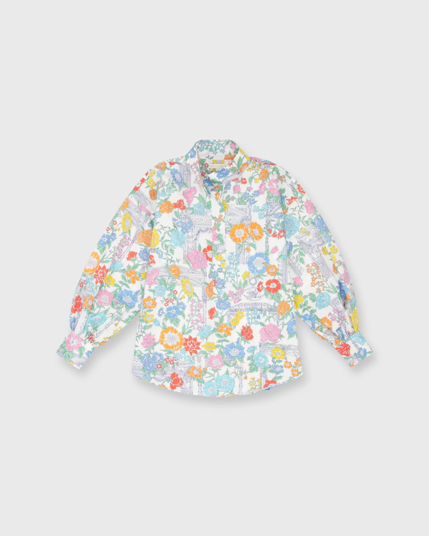 Anaya Popover Shirt In Multi Mary Liberty Fabric