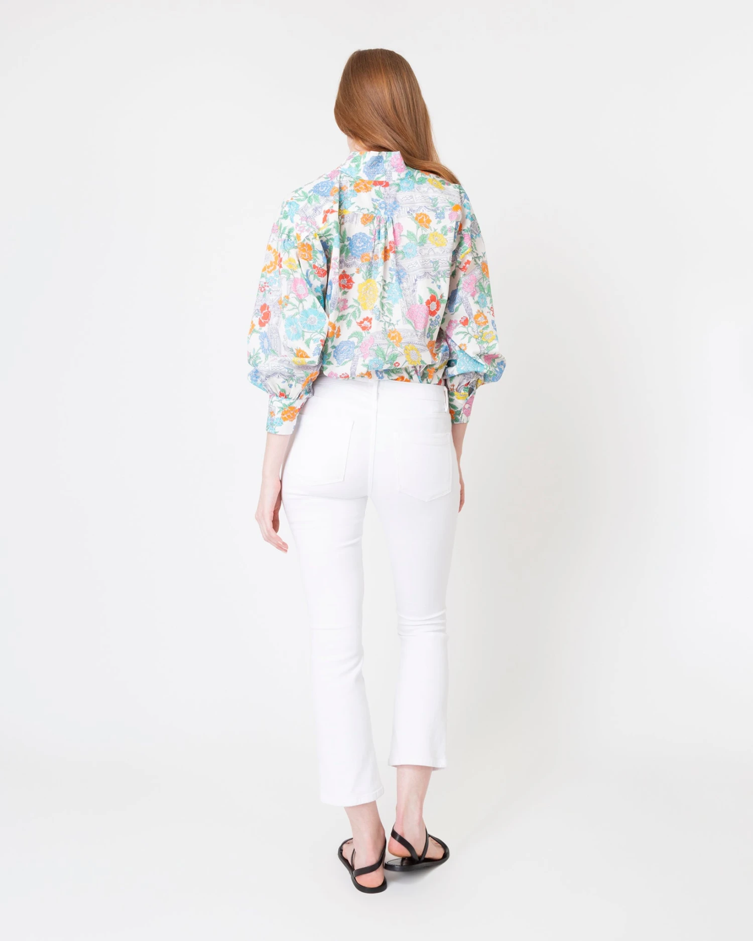 Anaya Popover Shirt In Multi Mary Liberty Fabric - Image 5