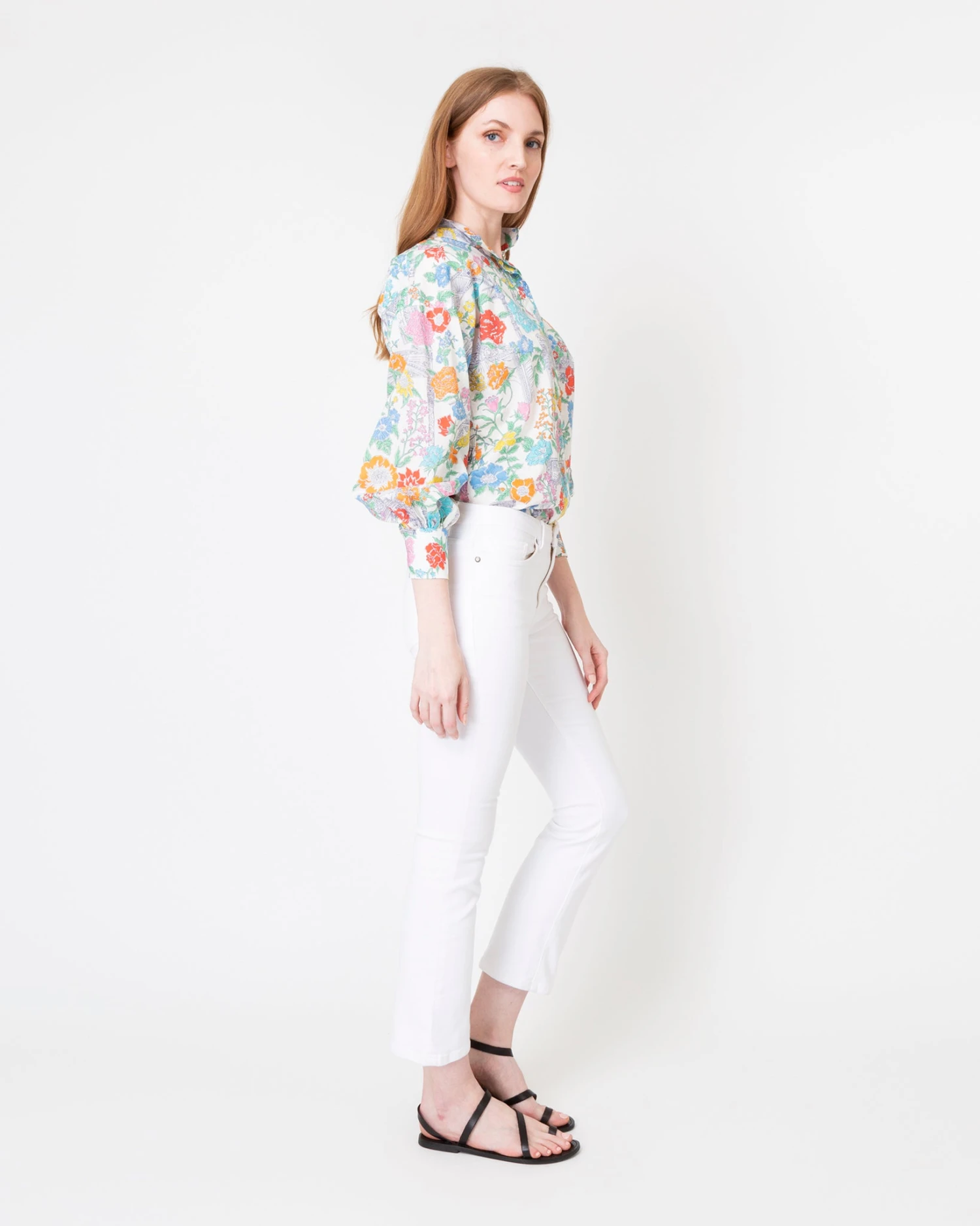 Anaya Popover Shirt In Multi Mary Liberty Fabric - Image 6