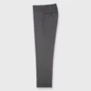 Dress Trouser In Mid-Grey Wool Hopsack