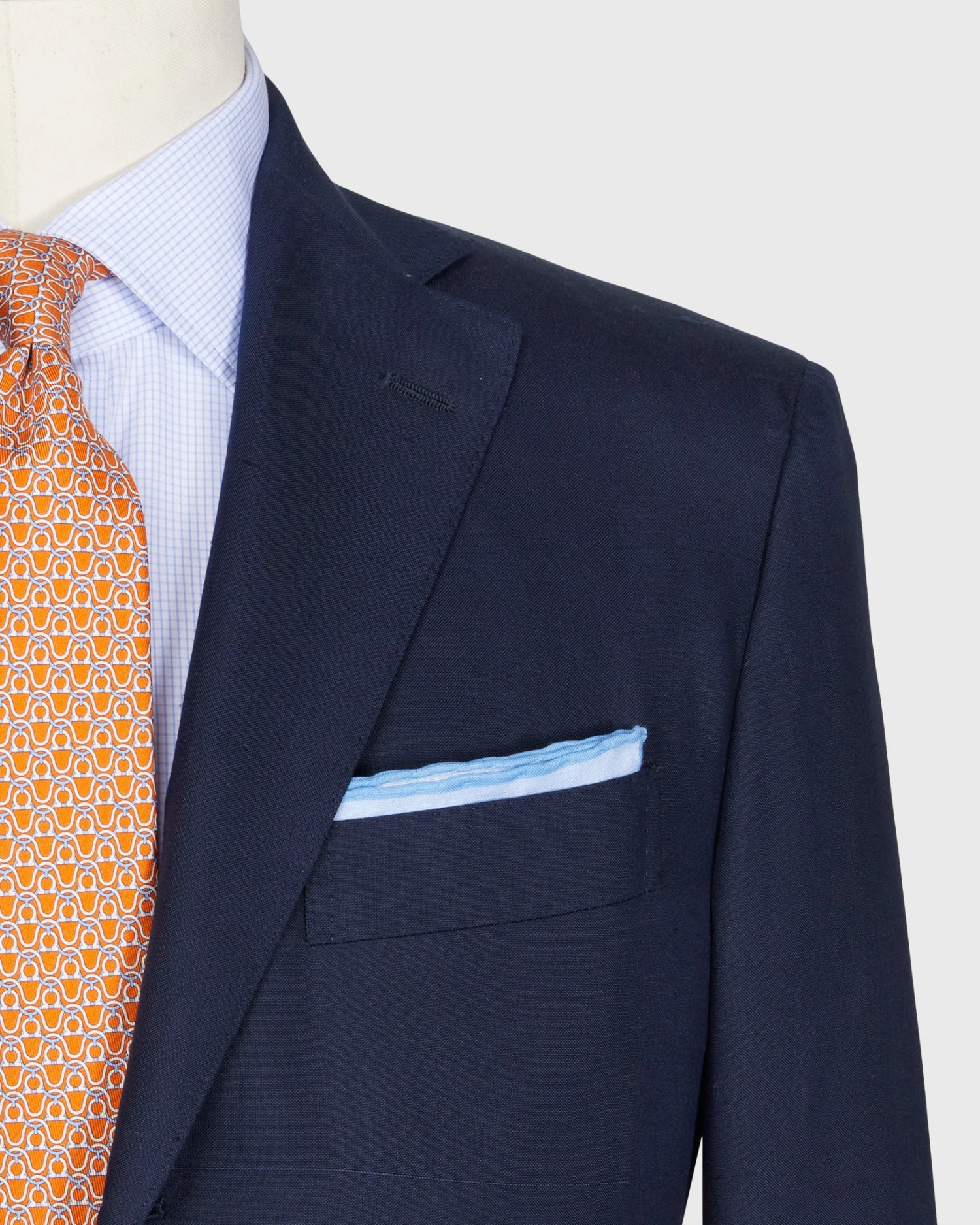 Virgil No. 3 Suit In Midnight Dupioni Silk Plainweave - Image 2