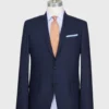 Virgil No. 3 Suit In Midnight Dupioni Silk Plainweave
