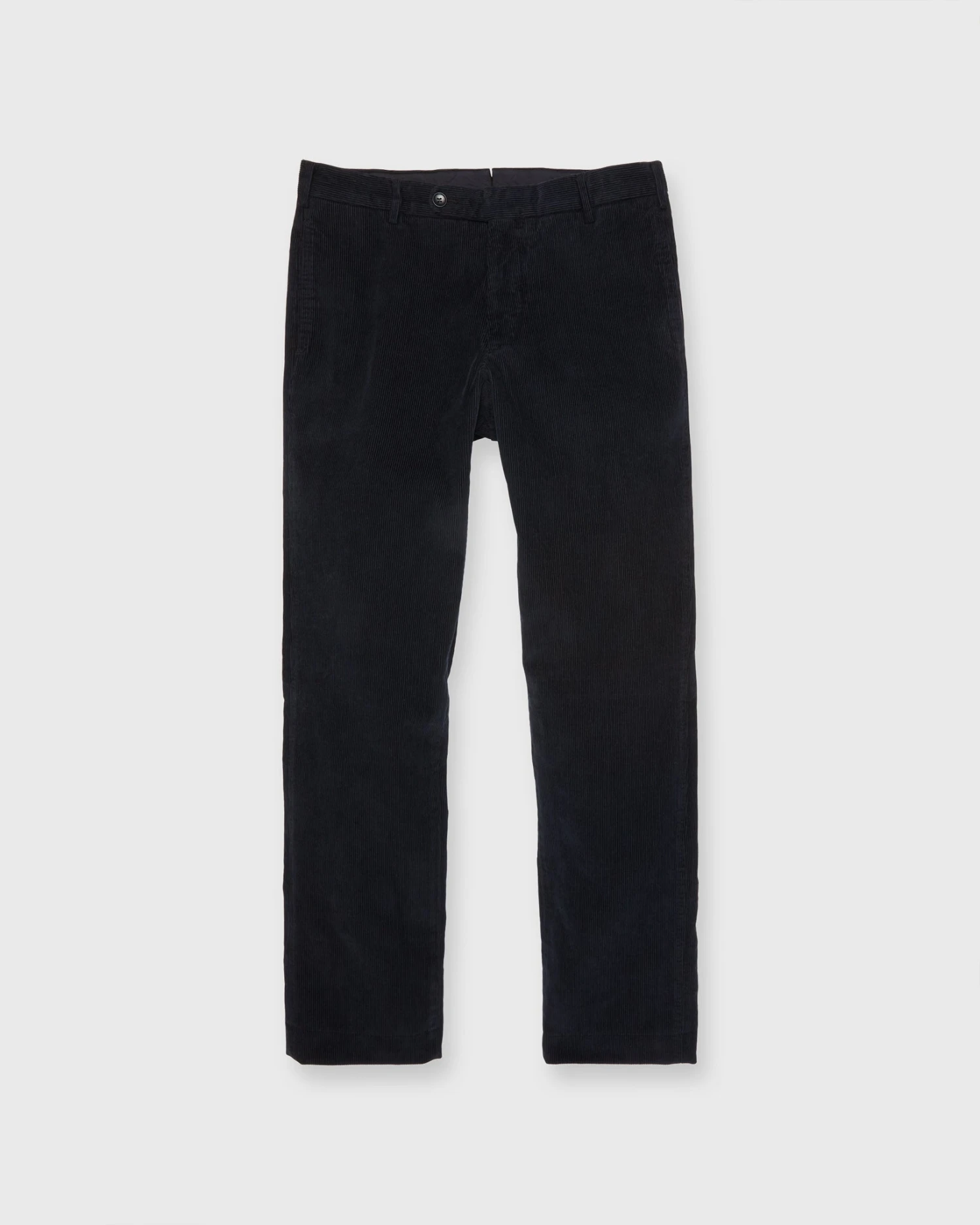 Garment-Dyed Sport Trouser In Navy Corduroy