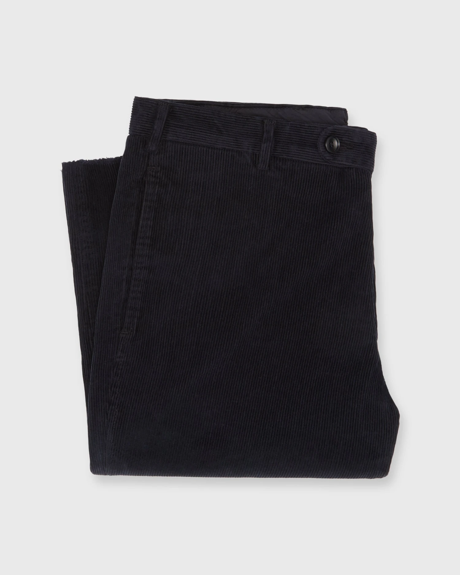 Garment-Dyed Sport Trouser In Navy Corduroy - Image 2