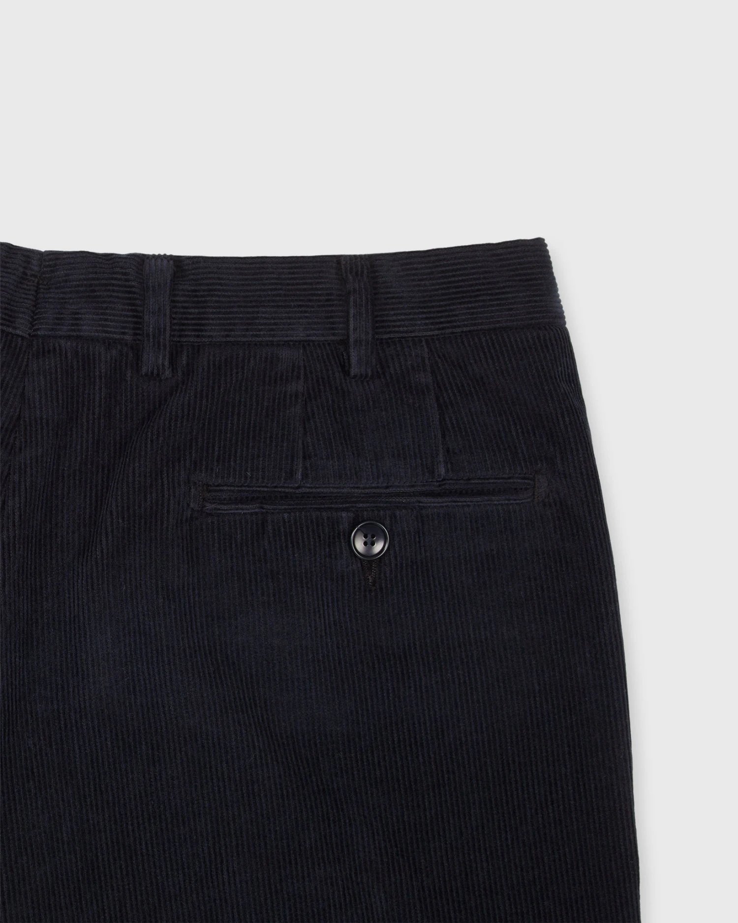 Garment-Dyed Sport Trouser In Navy Corduroy - Image 3