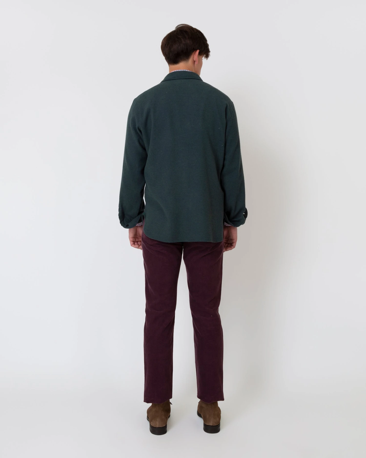 CPO Shirt In Heathered Forest Flannel - Image 5