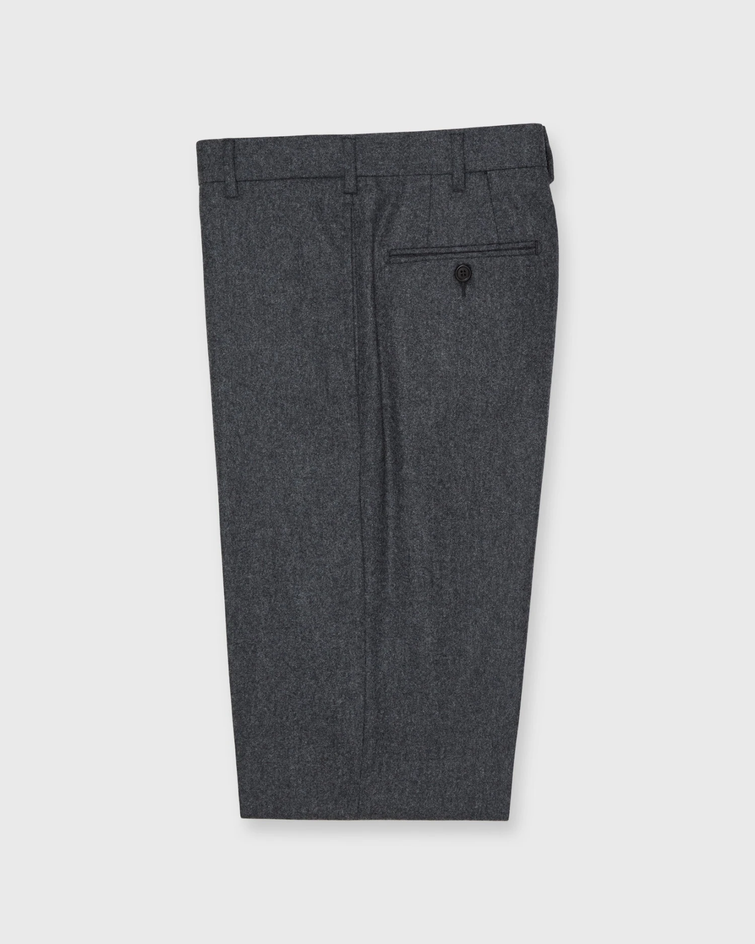 Dress Trouser In Mid-Grey Flannel - Image 6
