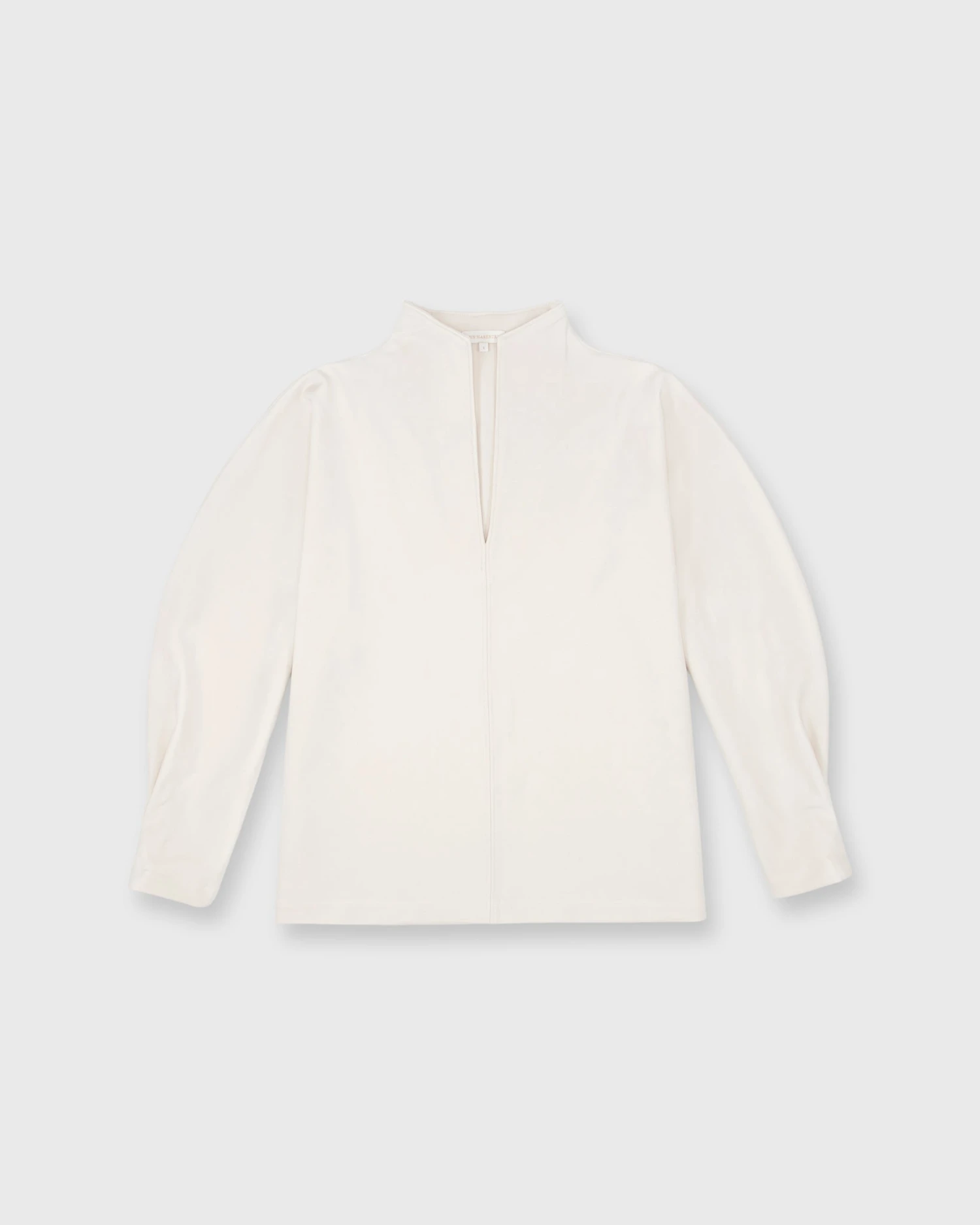 Violet Top In Bisque Bi-Stretch Tricotine