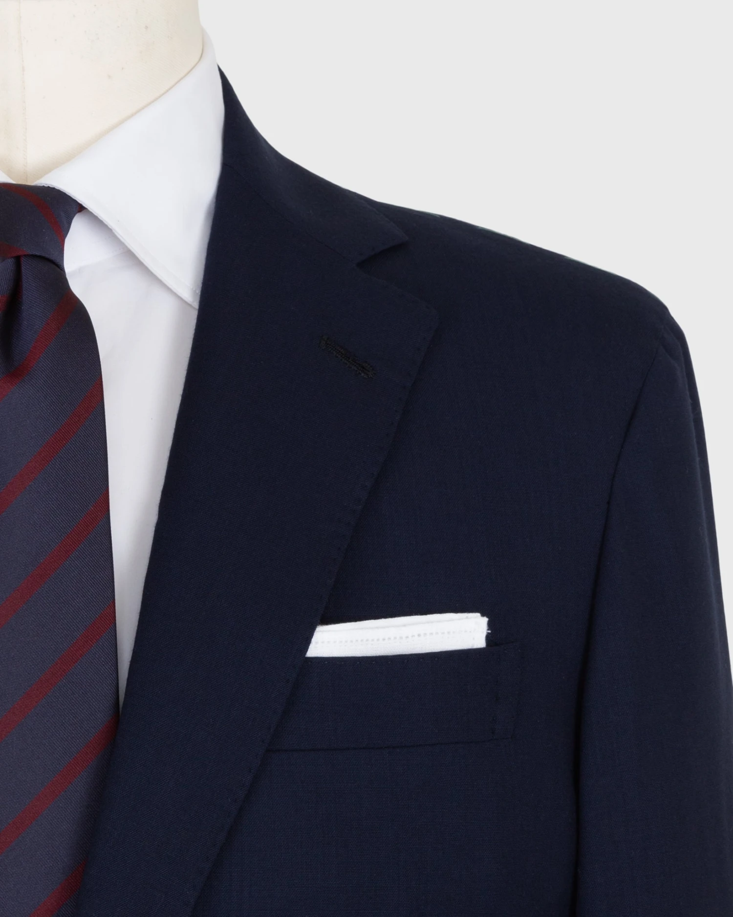 Kincaid No. 4 Suit In Navy Escorial Wool Plainweave - Image 4