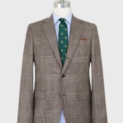Virgil No. 2 Suit In Brown/Bone/Spruce Wool/Cashmere Flannel