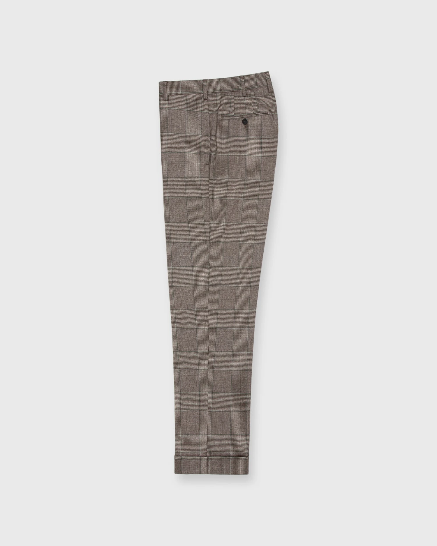 Virgil No. 2 Suit In Brown/Bone/Spruce Wool/Cashmere Flannel - Image 4