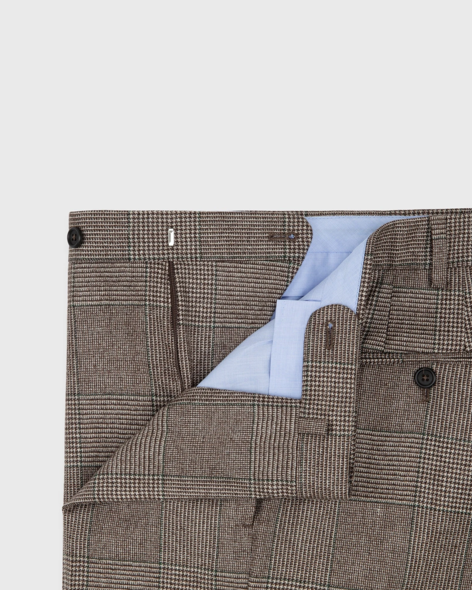 Virgil No. 2 Suit In Brown/Bone/Spruce Wool/Cashmere Flannel - Image 5