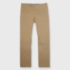 Garment-Dyed Sport Trouser In Khaki High Ridge Twill