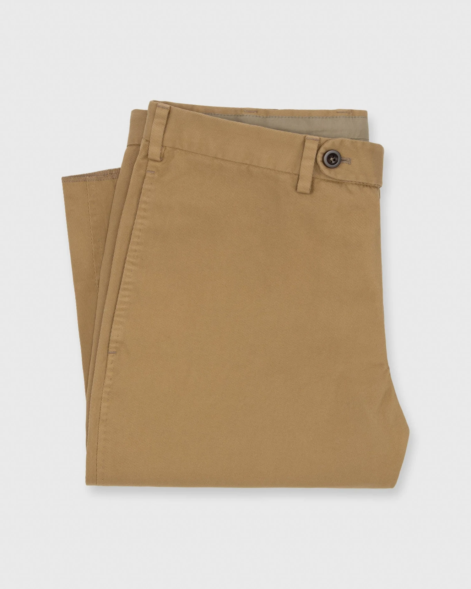 Garment-Dyed Sport Trouser In British Khaki High Ridge Twill - Image 2