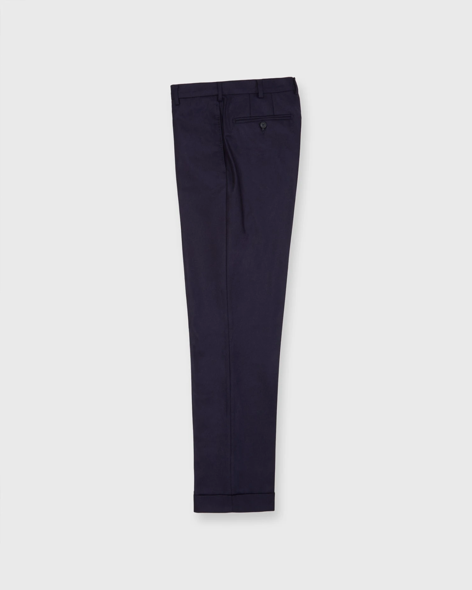 Dress Trouser In Navy Flannel