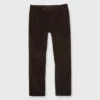 Garment-Dyed Sport Trouser In Chocolate Corduroy