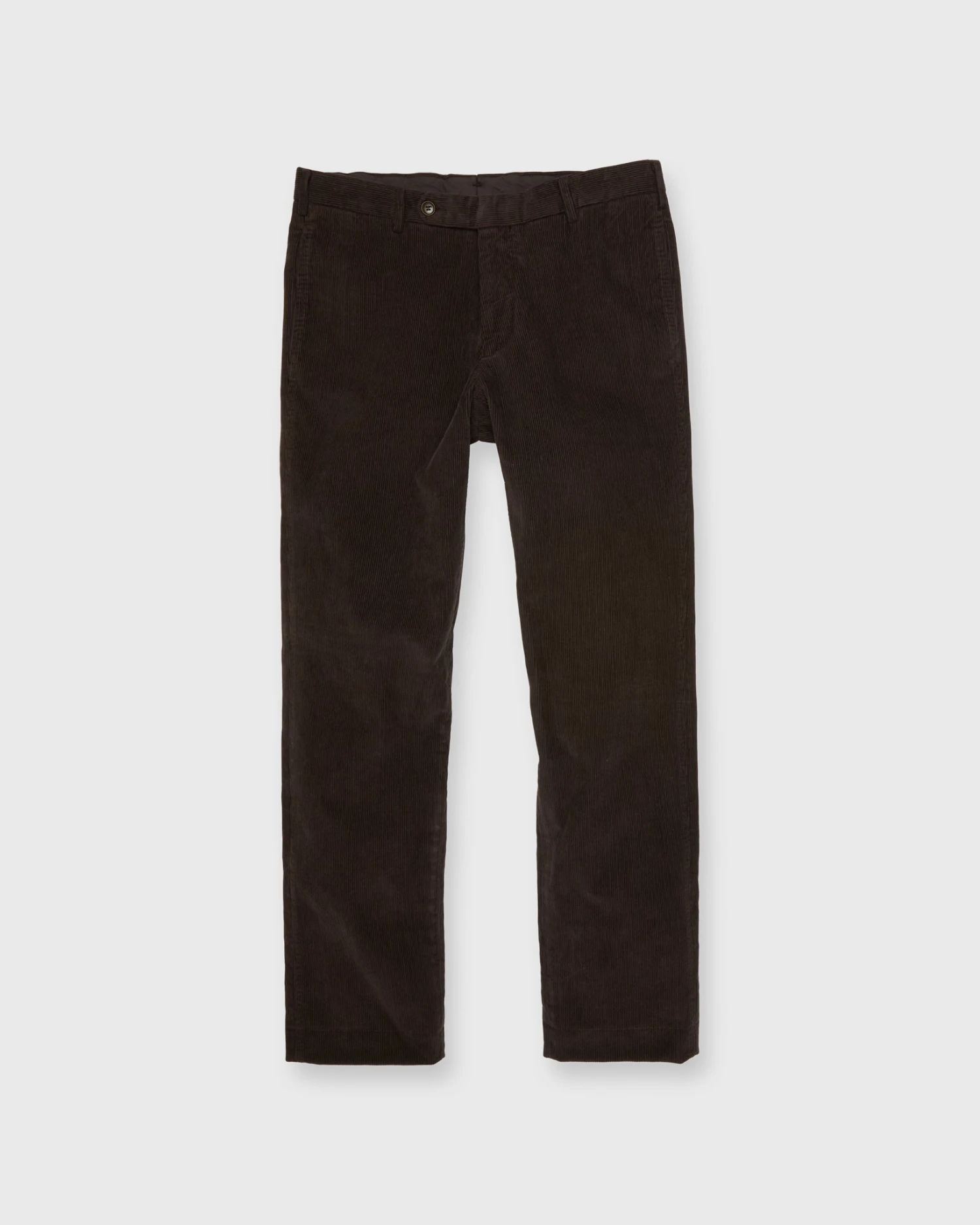 Garment-Dyed Sport Trouser In Chocolate Corduroy