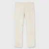 Garment-Dyed Sport Trouser In Cream Moleskin