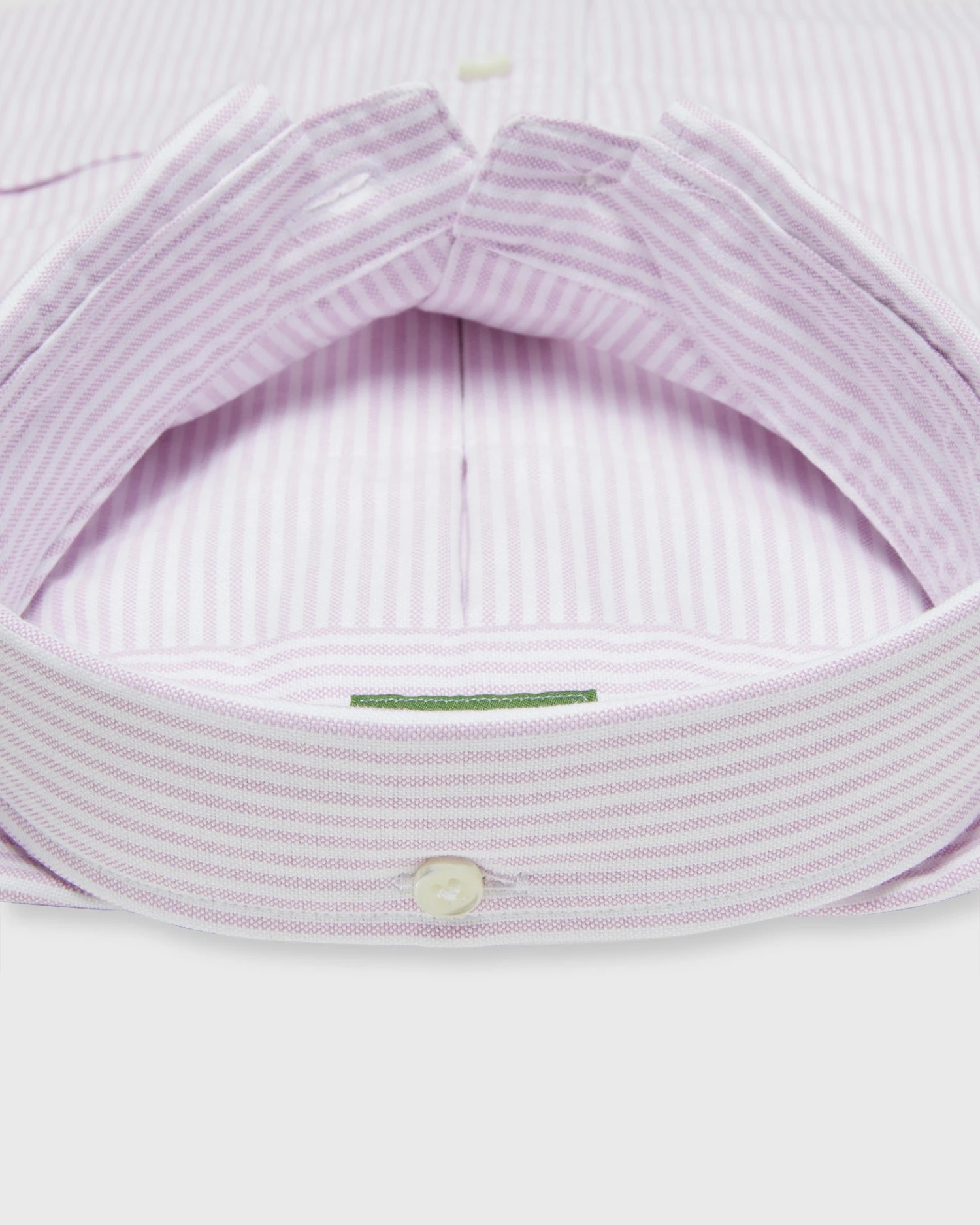 Button-Down Sport Shirt In Light Pink University Stripe Oxford - Image 3