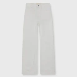 St Monica Cropped Jean In Natural White