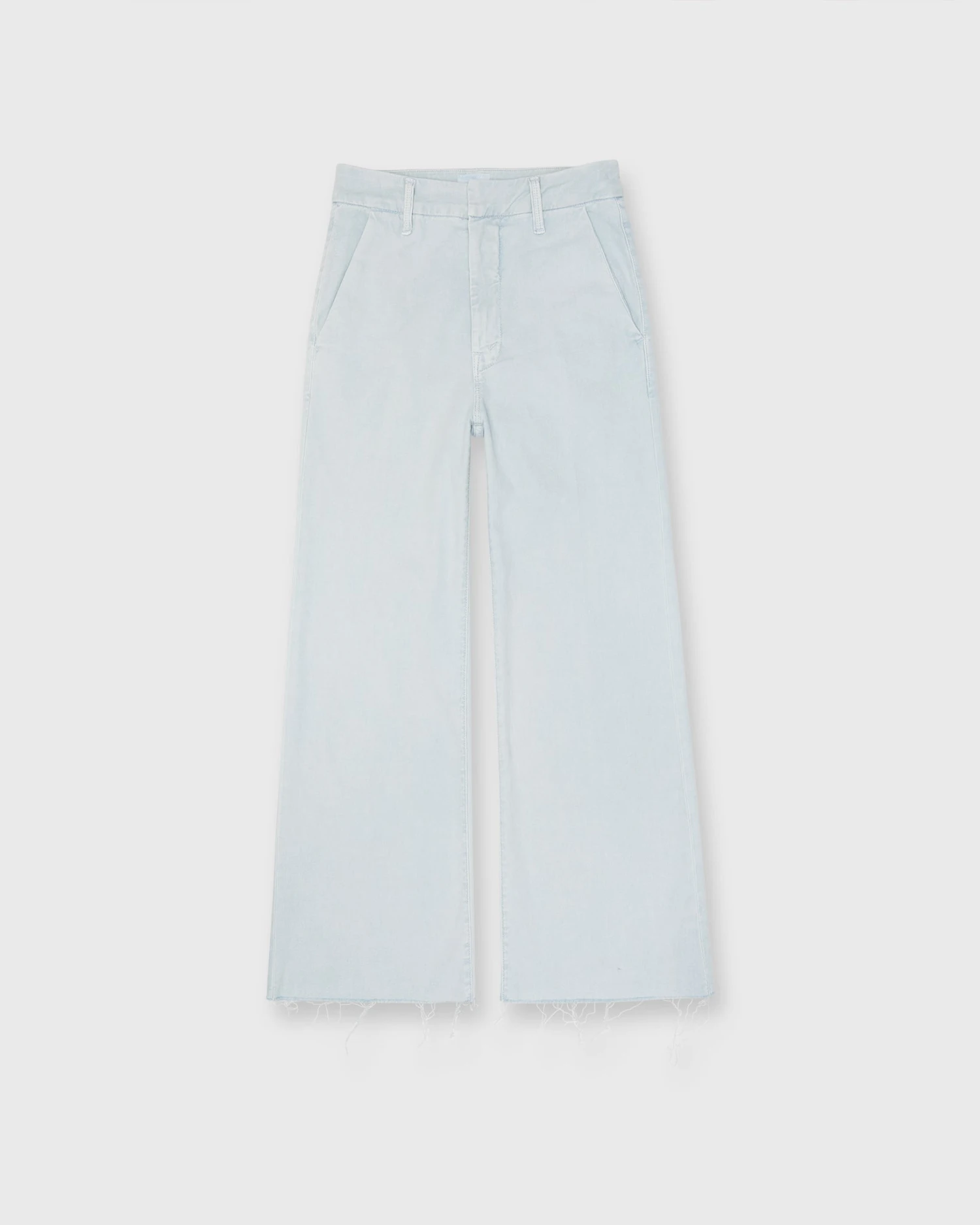 The Roller Crop Prep Fray Jean In Ballad Blue
